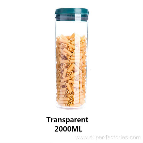 Plastic Stackable Food Jar With Sealed Lid